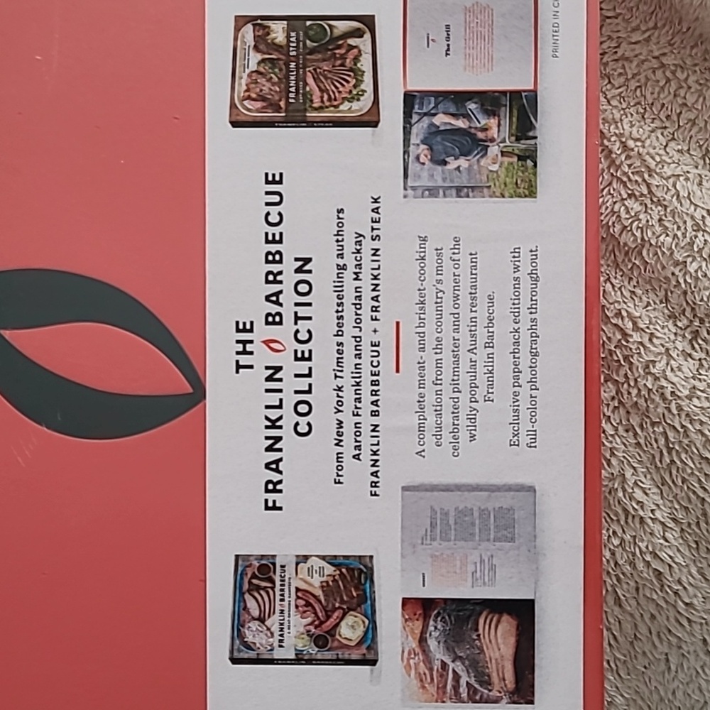 Franklin BBQ cookbooks.  Set of 2.